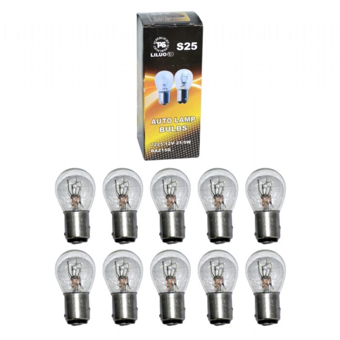 TAS Süperlight 12V 1016 Ampul 21/5W Yakın Tırnak BAZ15D S25 7225 SL3123 (10 lu) - Görsel 2