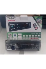 Sunsay MB-26 Çift Usb Girişli Bluetooth Oto Teyp i Radyo Sd Aux Teyp Amfi Çıkışlı Kumandalı