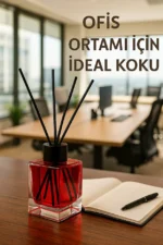 Kanzuk Siyah Bambu Çubuklu Oda Kokısu Reed Diffuser Amber 100 ml - Görsel 5
