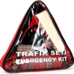 Üçgen Trafik Seti Bez Çantalı ve Karayollarına Uygun İlk Yardım Seti