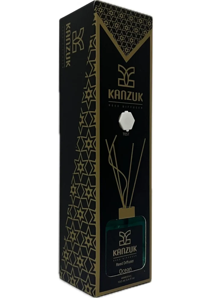 Kanzuk Reed Diffuser Ocean(Okyanus) Bambu Çubuk 100 Ml - Görsel 2