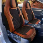 KONFORUM Oto Koltuk Kılıfı Pum Serisi Ön ve Arka Set Taba Siyah