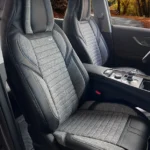 KONFORUM Oto Koltuk Kılıfı Pum Serisi Ön ve Arka Set Siyah Siyah Gri