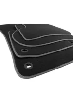 Oto Halı Paspas Siyah Gri Kenar