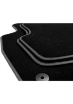 Oto Halı Paspas Siyah Gri Kenar - Görsel 2