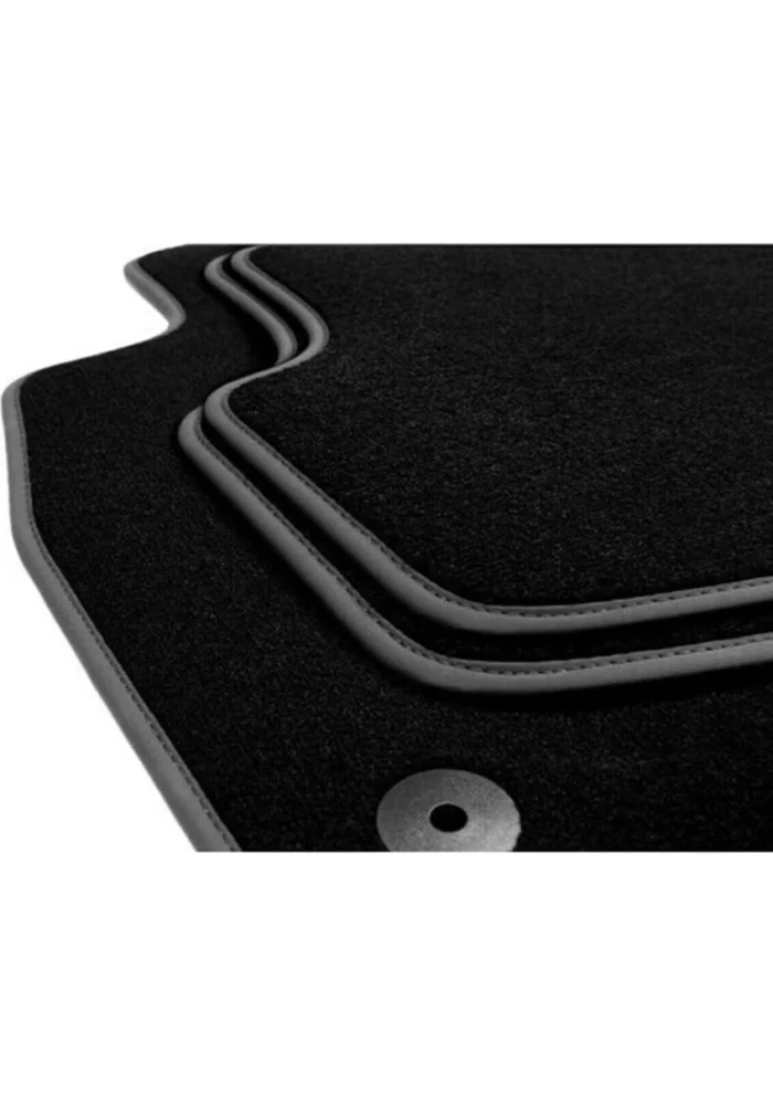 Oto Halı Paspas Siyah Gri Kenar - Görsel 2