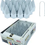 Bijon Kapağı Sivri 17 mm Krom 20 Li Set