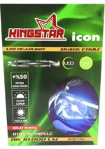 Kingstar Icon Serisi, 9006 (Hb4) LED Xenon Far 8000K 12000 Lümen