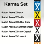 Areon X 30'lu Karma Set