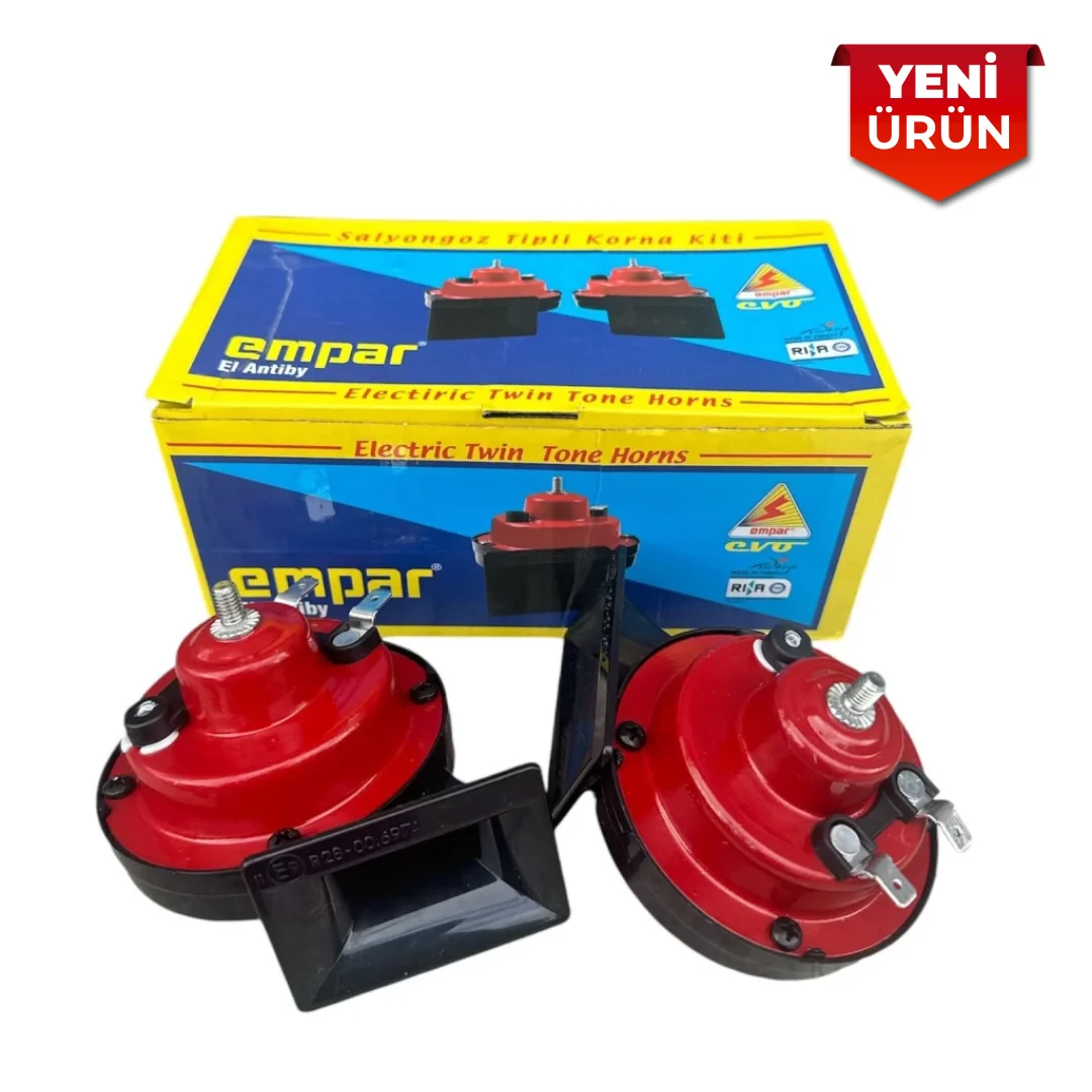 korna-12v-dadat-salyangoz-tipi--tek-girisli-emp08 Empar Korna 12V Dadat Salyangoz Tipi, Tek Girişli EMP08 - Görsel 1