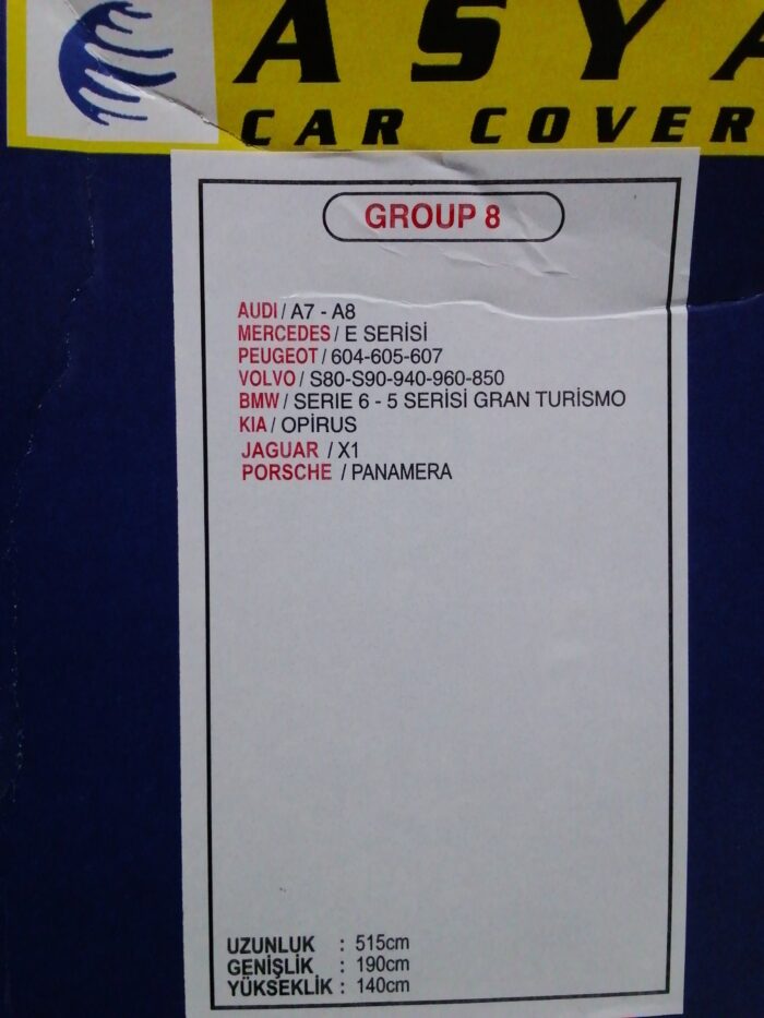 Asya Lexus Ct Branda Su Geçirmez Müflonlu Dört Mevsim Branda No:8 - Görsel 2