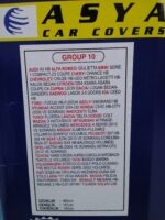 Asya Lexus Ct Branda Su Geçirmez Müflonlu Dört Mevsim Branda No:10 - Görsel 2