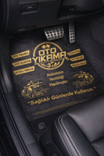 Oto Kağıt Paspas Siyah (Kaliteli) - Görsel 2