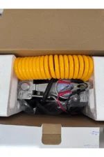 ROBUST Hava Kompresörü 12v Büyük Metal Gövde Çift Pistonlu çakmaklıklı Araba Lastik Bot Şişirme Kompresörü - Görsel 2