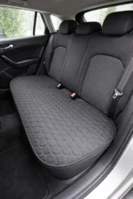 Kaymaz Taban Oto Koltuk Kılıfı - Kolay Montaj Minder Set - Siyah - Görsel 2