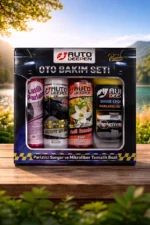 Auto Deepen Yazlık Oto Bakım Seti 5x200ml, Lastik Parlatıcı, Kokpit Parlatıcı, Oto Kokusu