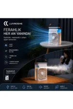 FAN+ 300 Ml Ultrasonik Hava Nemlendirici Buhar Makinesi Ve Aroma Difüzörü H2O - Görsel 2